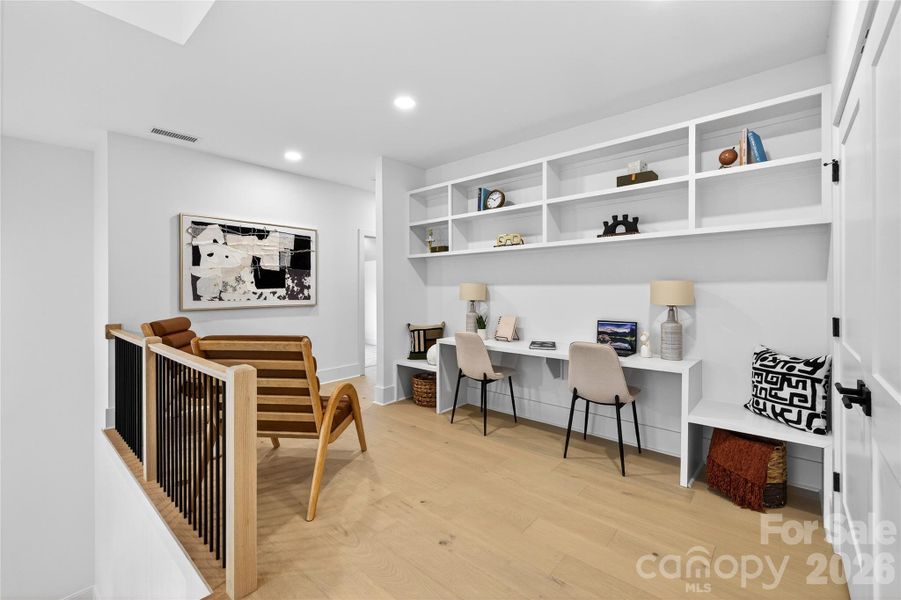 Furnished interior view inside a new home in , Charlotte (Image 37).