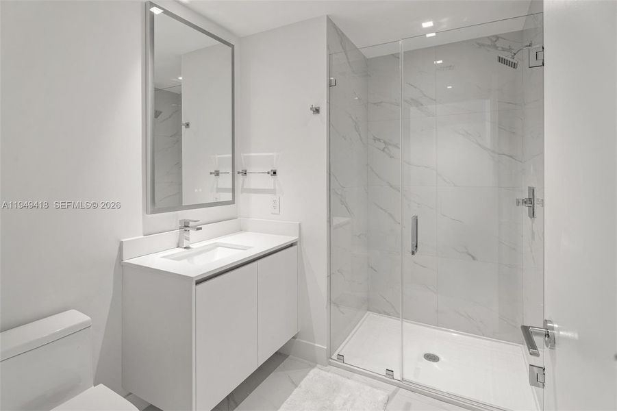 Furnished interior view inside a new home in , Miami (Image 12).