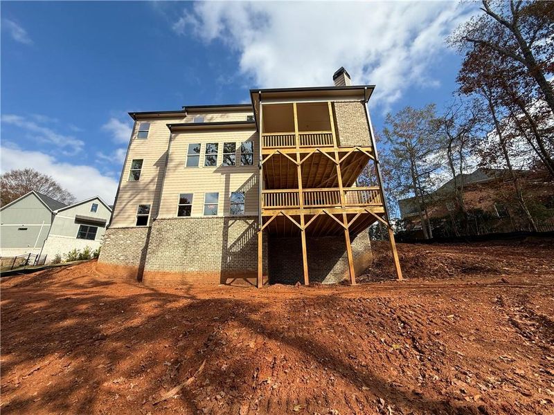 In-progress construction of a new home in , Jefferson, GA (Image 48).