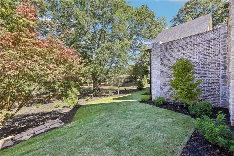 Exterior details and patio area of a home in , Alpharetta (Image 50).