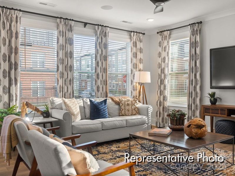 Furnished interior view inside a new home in Colvin Park, Rock Hill (Image 7).
