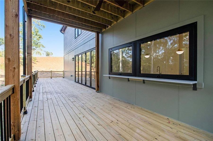 Exterior details and patio area of a home in , Dawsonville (Image 22).