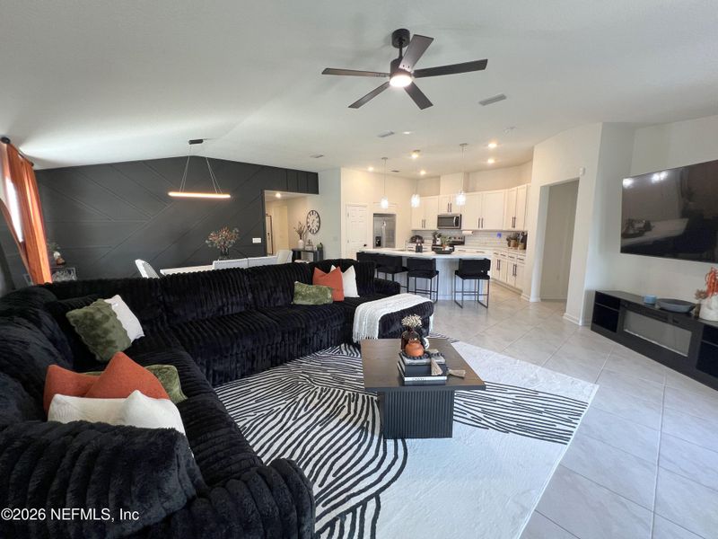 Furnished interior view inside a new home in Hawkes Meadow, Jacksonville (Image 11).