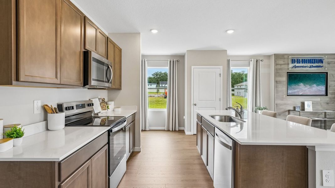 Furnished interior view inside a new home in Northwater at Two Rivers, Zephyrhills (Image 21).
