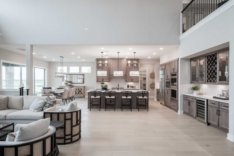 Representative furnished interior of a home built from the Milan by Tri Pointe Homes in Dunham Pointe, Cypress (Image 35).
