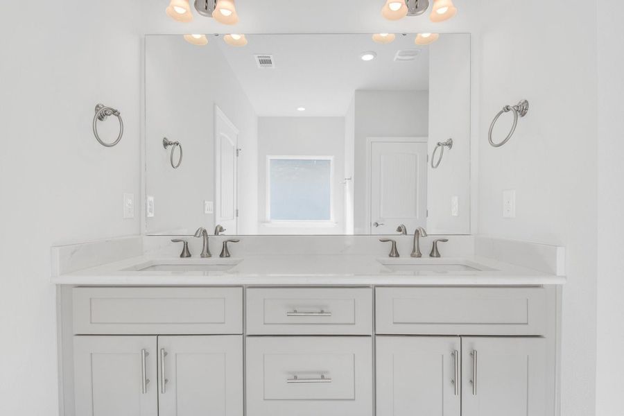 Furnished interior view inside a new home in The Bluffs at Lafayette, Freeport (Image 10).