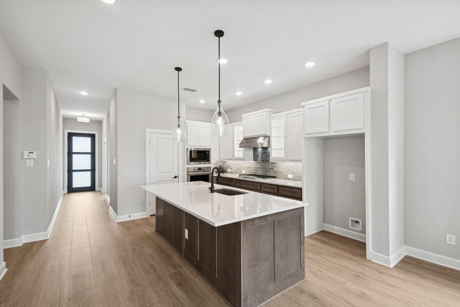 Furnished interior view inside a new home in Grange 45' Homesites, Katy (Image 3). Furnished interior view inside a new home in Grange 45' Homesites, Katy (Image 3).