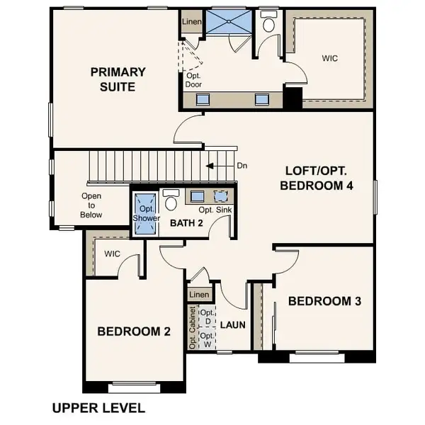2D floor plan layout of this home in , Hockley, TX (Image 4).