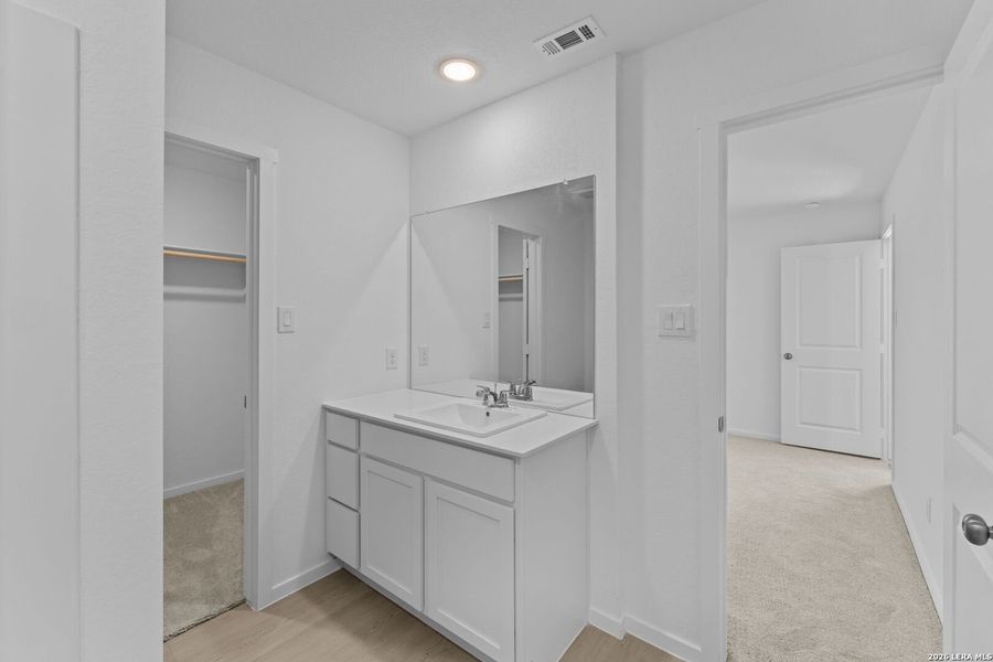 Furnished interior view inside a new home in Higdon Crossing, San Antonio (Image 5).