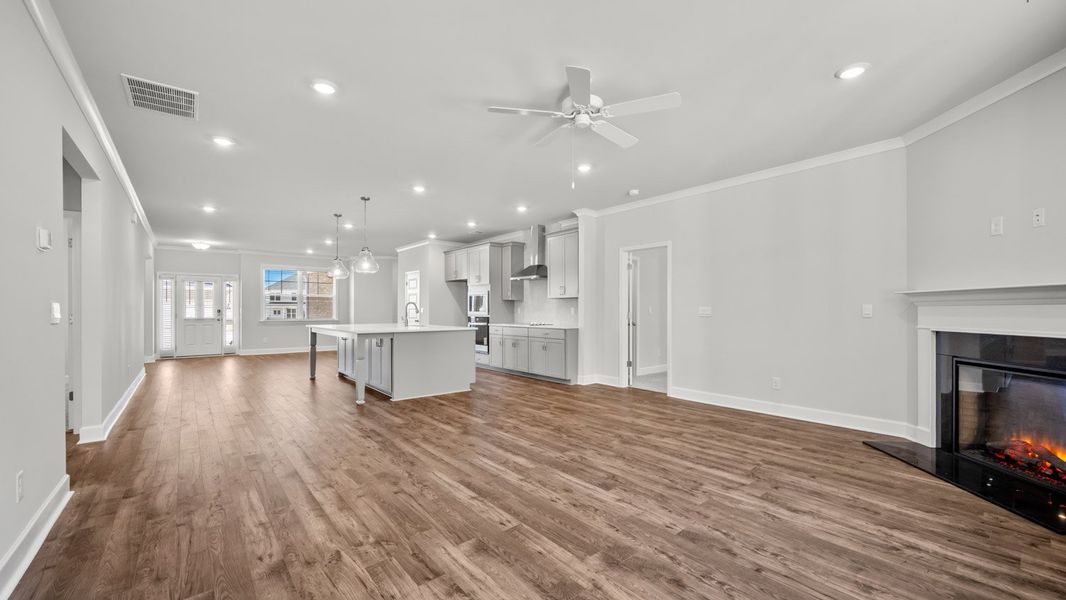 Representative unfurnished interior of a home built from the Marlene by D.R. Horton in Evergreen Crossing, Locust Grove (Image 14).
