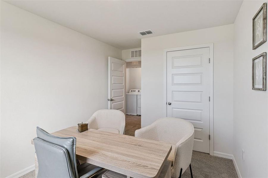 Furnished interior view inside a new home in Danbury at Ridgewood Lakes, Davenport (Image 22).