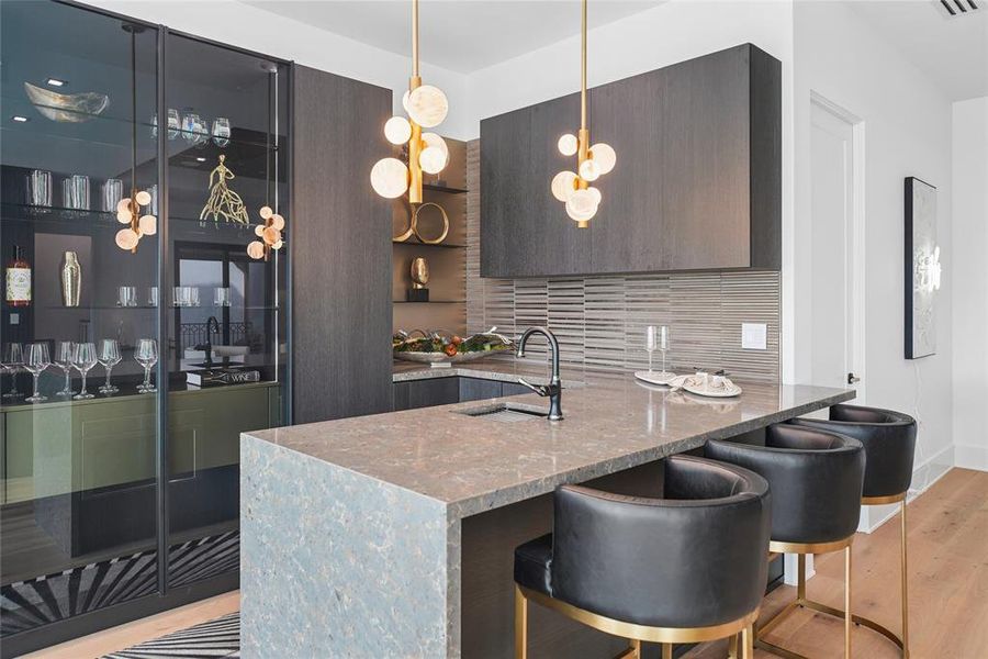 Furnished interior view inside a new home in , Southlake (Image 20).