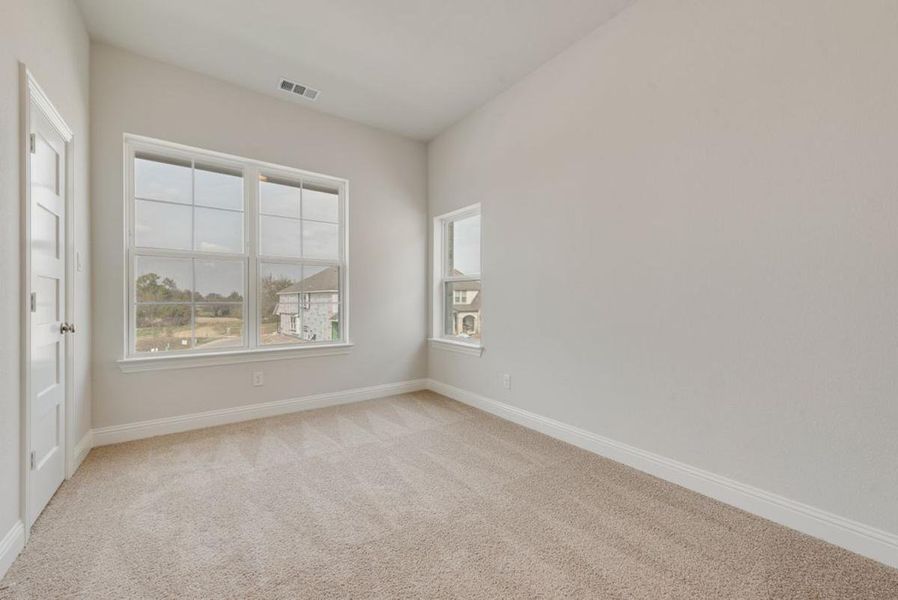 Spacious, unfurnished interior of a new home in Trails at Cottonwood Creek, Rowlett (Image 33). Spacious, unfurnished interior of a new home in Trails at Cottonwood Creek, Rowlett (Image 33).