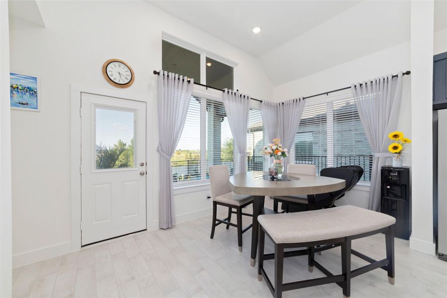 Furnished interior view inside a new home in Bridgeland 45's, Cypress (Image 6).