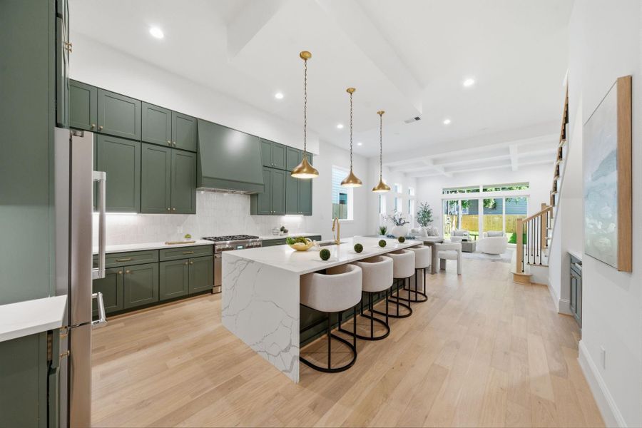 Furnished interior view inside a new home in , Houston (Image 6).