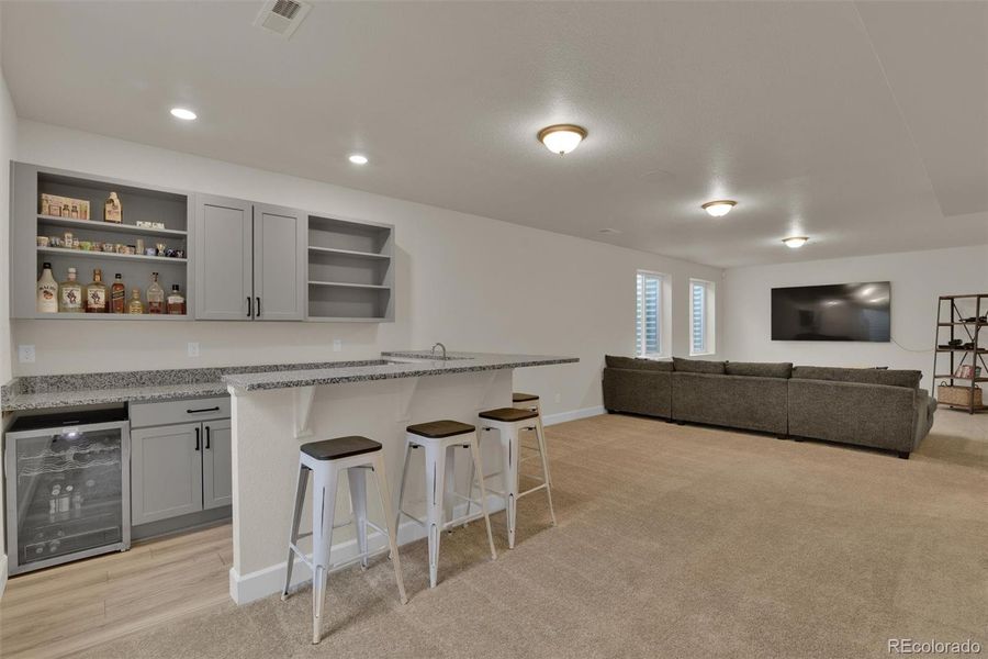 Wet Bar in Basement