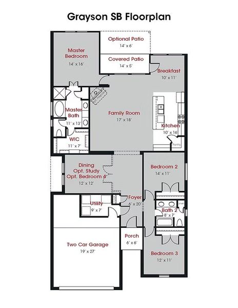 2D floor plan layout of this home in Oakwood Ranch, Willis, TX (Image 2). 2D floor plan layout of this home in Oakwood Ranch, Willis, TX (Image 2).