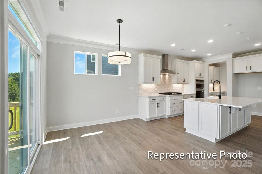 Furnished interior view inside a new home in The Meadows at Laurelbrook, Sherrills Ford (Image 8).