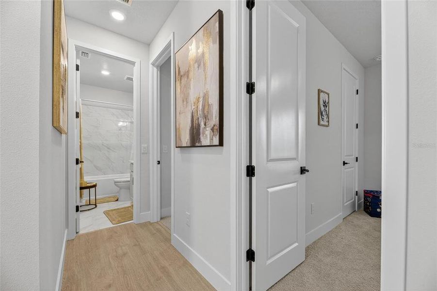 Furnished interior view inside a new home in The Peninsula at Rhodine Lake, Riverview (Image 42).