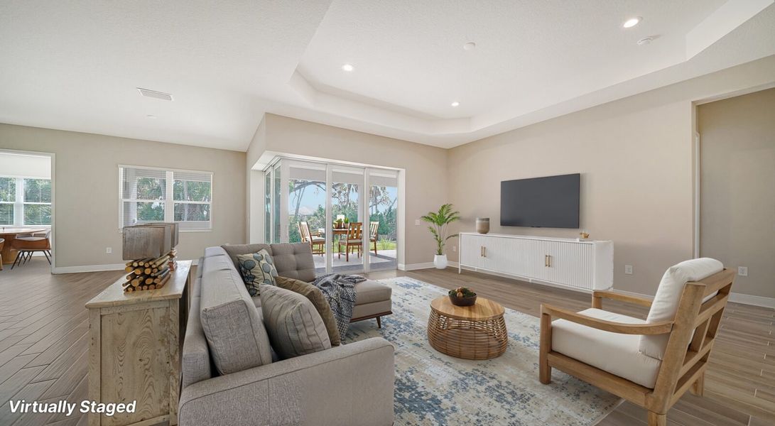 Furnished interior view inside a new home in Grand Palm, Venice (Image 9).