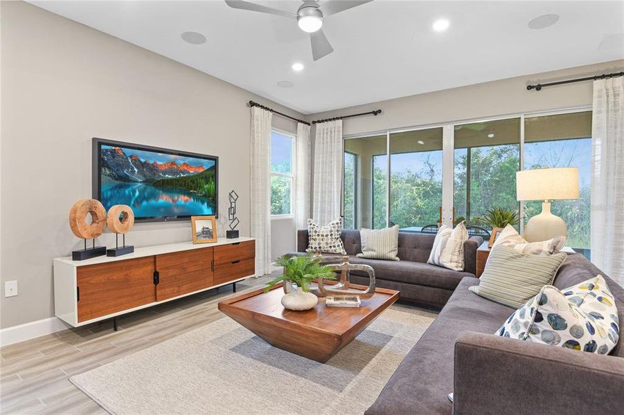 Furnished interior view inside a new home in Estates at Rivers Edge, Parrish (Image 6).