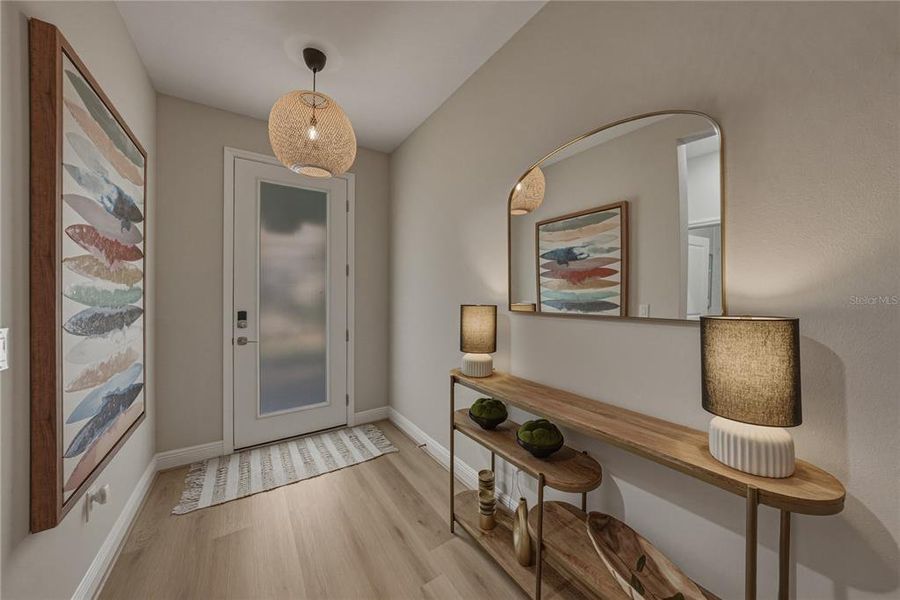 Furnished interior view inside a new home in , San Antonio (Image 35).