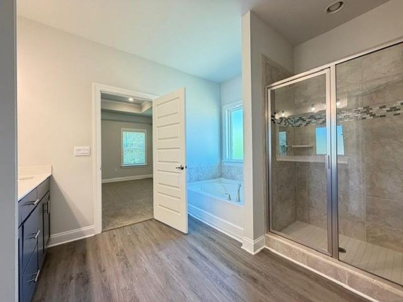 Furnished interior view inside a new home in Tuscany Hills, Douglasville (Image 10).