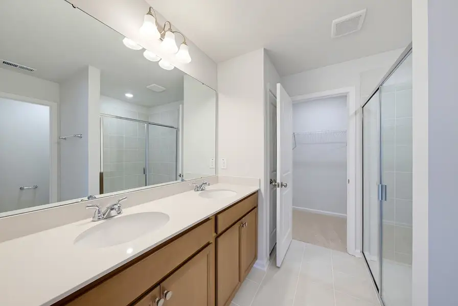 Furnished interior view inside a new home in Sweetbrier, Durham (Image 10).