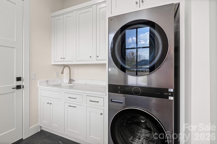 Furnished interior view inside a new home in , Fletcher (Image 19).