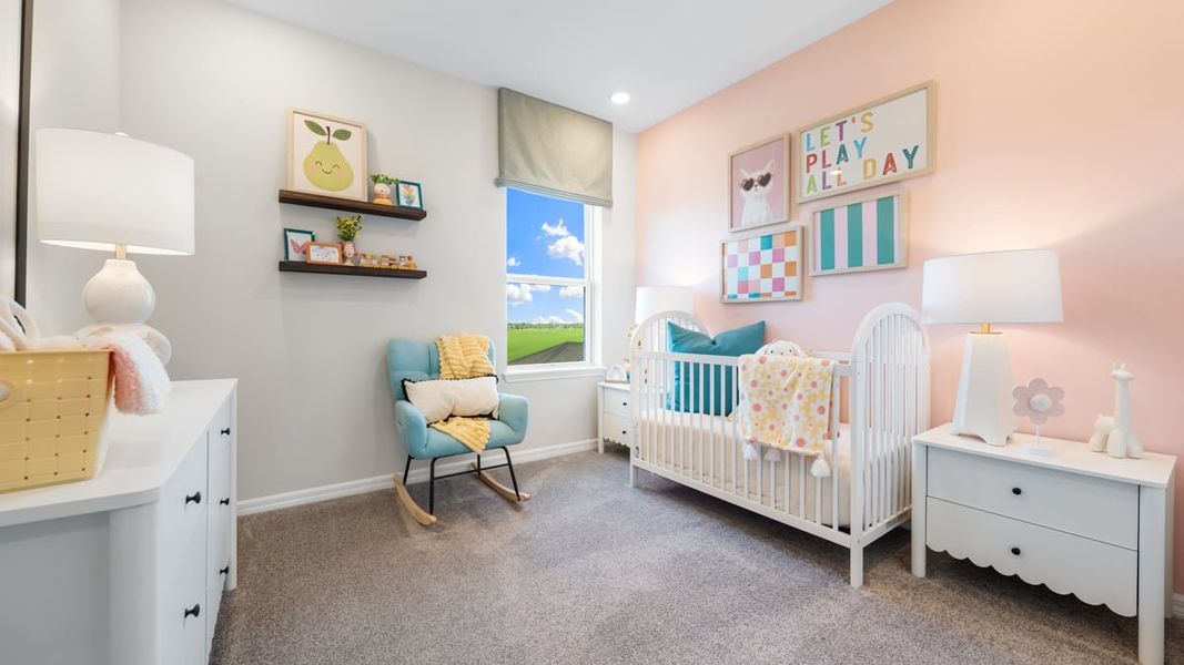 Representative furnished interior of a home built from the Bahama by Taylor Morrison in Firethorn, Parrish (Image 19).