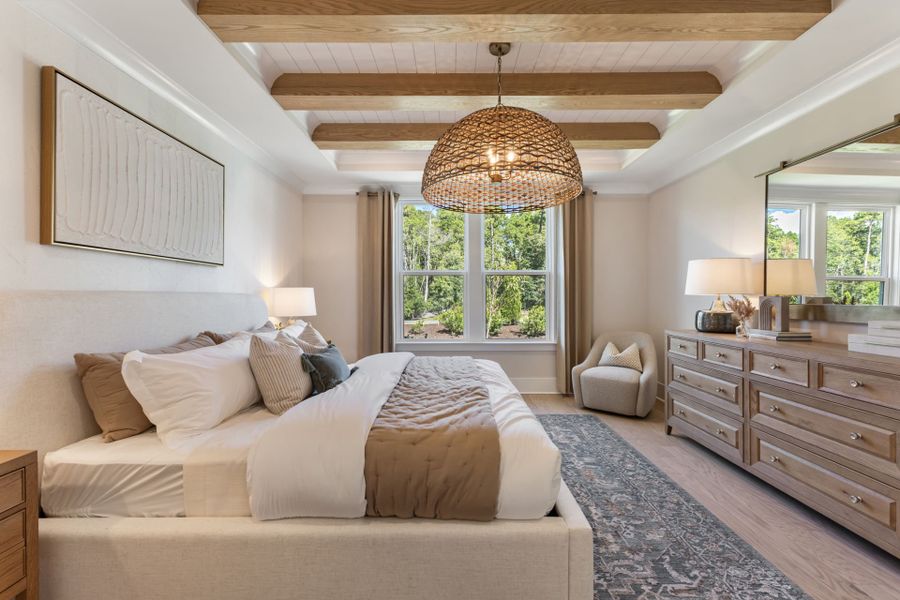 Furnished interior view inside a new home in Del Webb Ocean Isle Beach, Shallotte (Image 33).