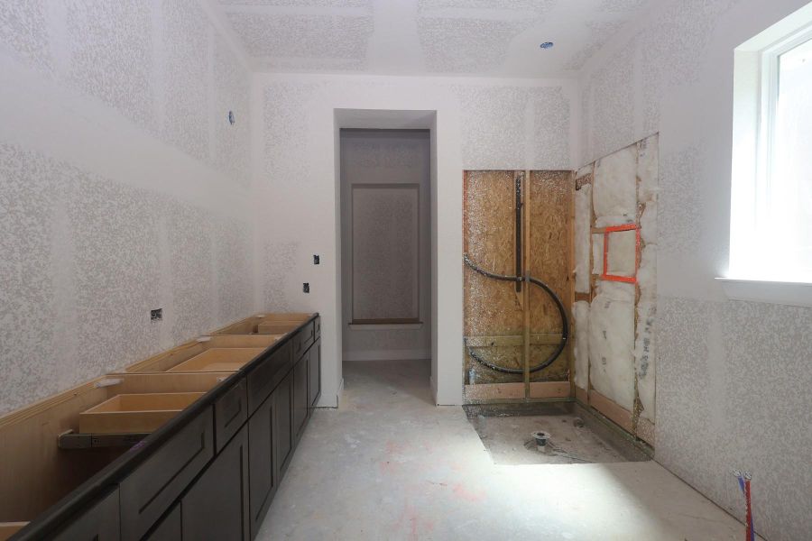 In-progress construction of a new home in The Highlands Encore - Tranquil Collection, Porter, TX (Image 4).
