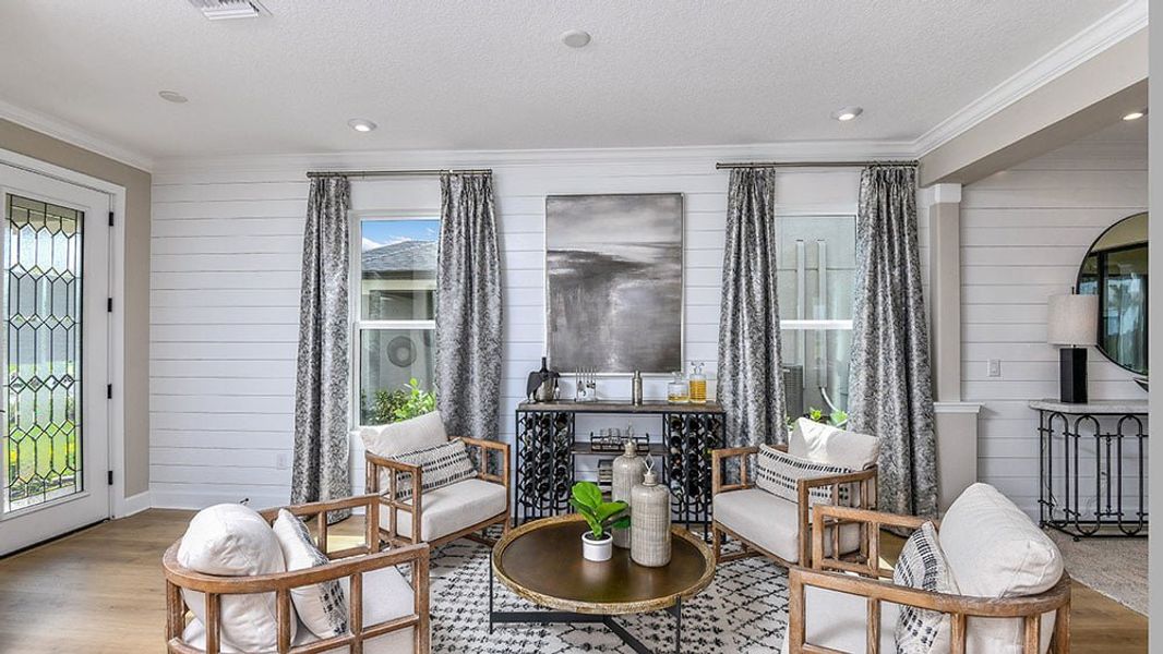 Furnished interior view inside a new home in Center Lake Ranch Community Group Page, St. Cloud (Image 14).