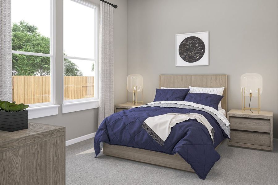 Furnished interior view inside a new home in Capitol Collection at Lariat, Liberty Hill (Image 18). Furnished interior view inside a new home in Capitol Collection at Lariat, Liberty Hill (Image 18).