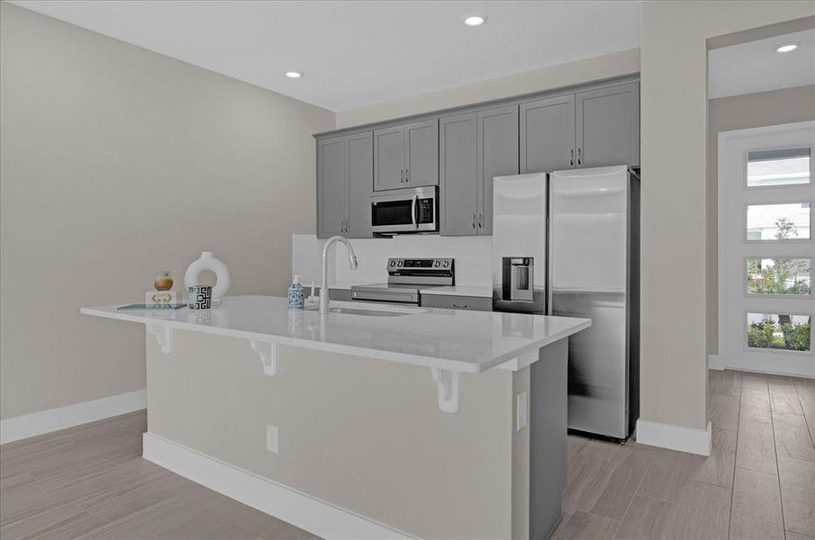 Furnished interior view inside a new home in , Kissimmee (Image 8).