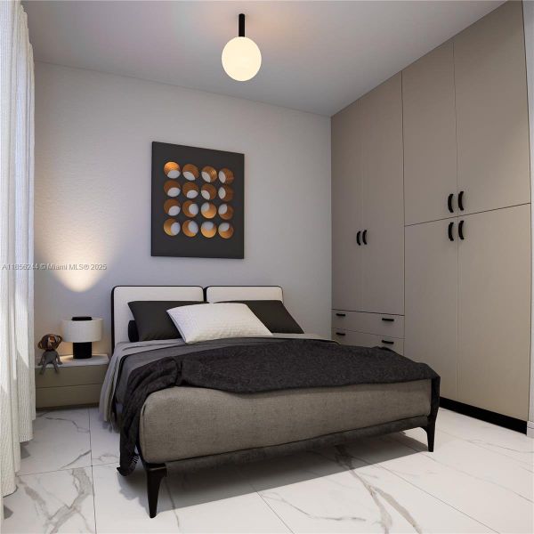 Furnished interior view inside a new home in , Florida City (Image 8).