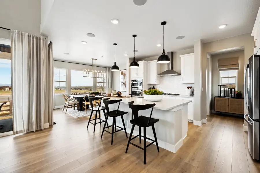 Furnished interior view inside a new home in Sterling Ranch Ascent Village, Littleton (Image 9).