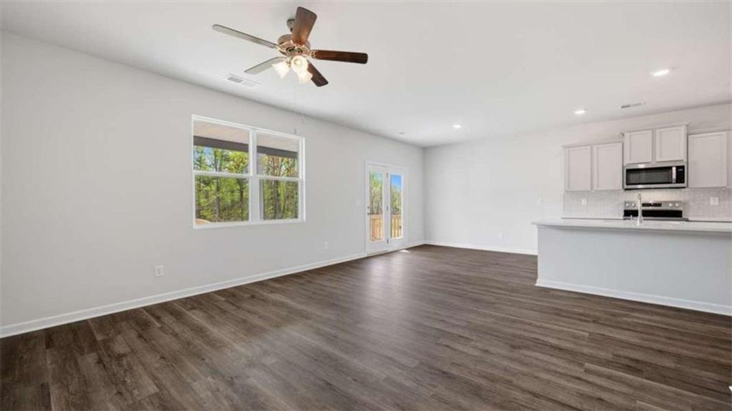 Spacious, unfurnished interior of a new home in The Preserve at Agricultural Village, Perry (Image 16).