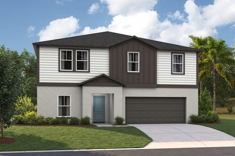 Representative exterior photo of a completed home built from the Gabriela by Casa Fresca Homes in Wynnstone, Davenport, FL (Image 2). Representative exterior photo of a completed home built from the Gabriela by Casa Fresca Homes in Wynnstone, Davenport, FL (Image 2).