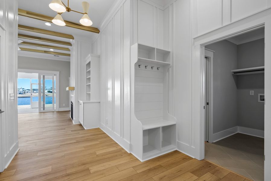 Representative unfurnished interior of a home built from the Beckett by Bill Clark Homes in Sidbury Landing, Wilmington (Image 81). Representative unfurnished interior of a home built from the Beckett by Bill Clark Homes in Sidbury Landing, Wilmington (Image 81).