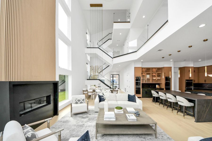Furnished interior view inside a new home in , Houston (Image 17).