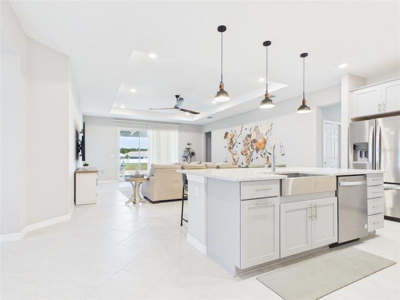Furnished interior view inside a new home in , Ocala (Image 9).