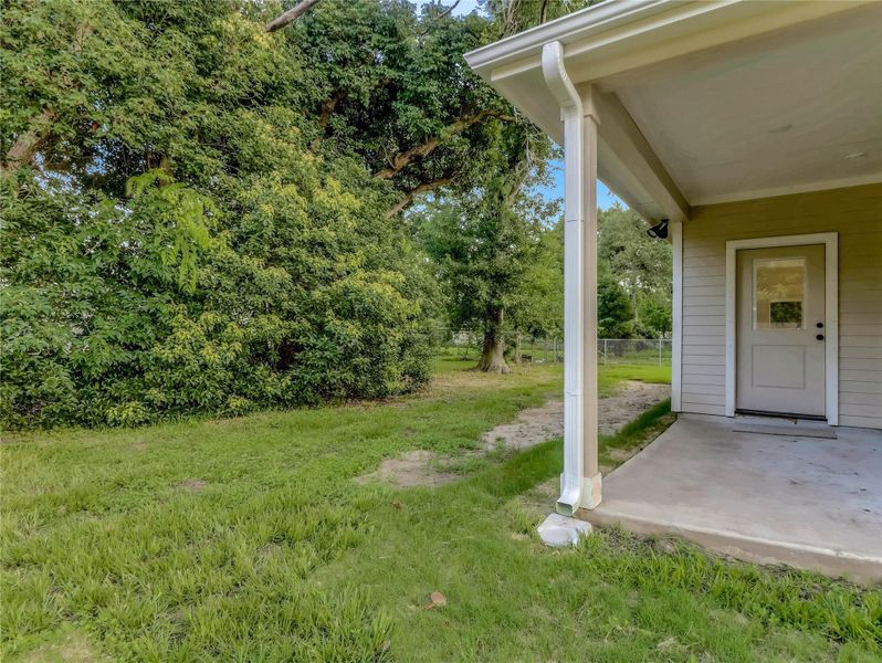 Exterior details and patio area of a home in , Angleton (Image 15). Exterior details and patio area of a home in , Angleton (Image 15).