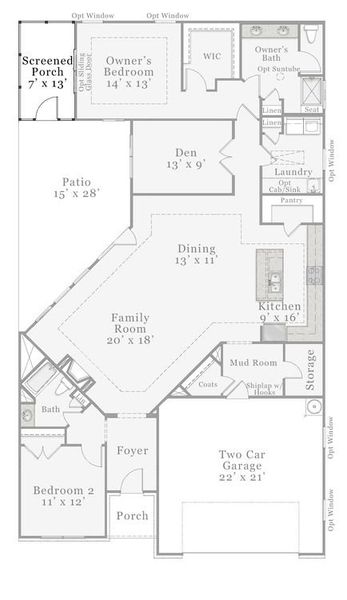 Optional - Screened Deck / Patio