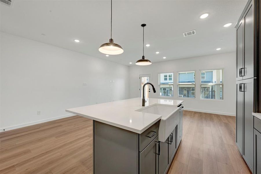 Furnished interior view inside a new home in Providence Commons, Providence Village (Image 8).