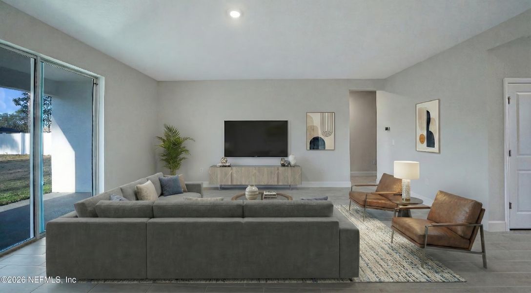 Furnished interior view inside a new home in , Palm Coast (Image 14).