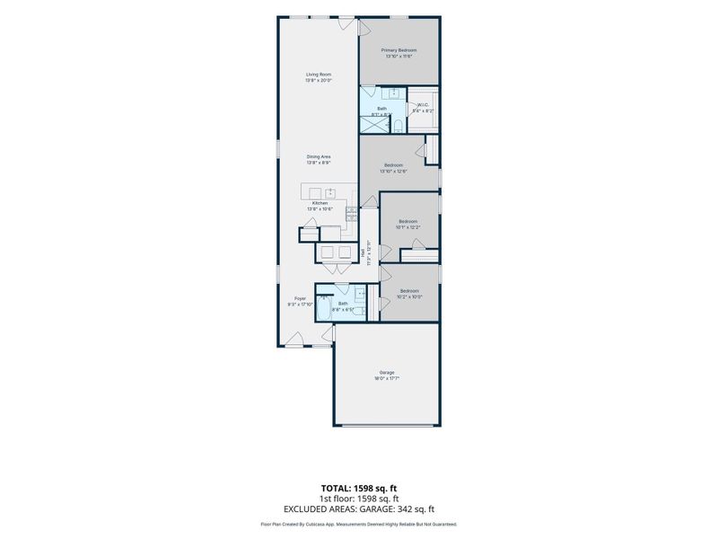 Single level floor plan that makes this home an excellent choice for buyers.