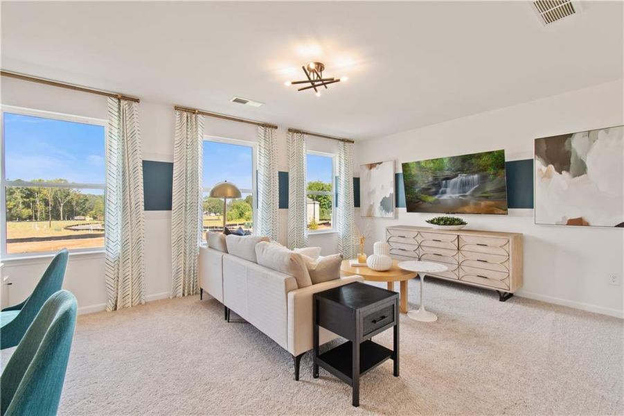 Furnished interior view inside a new home in Bowers Farm, McDonough (Image 27).
