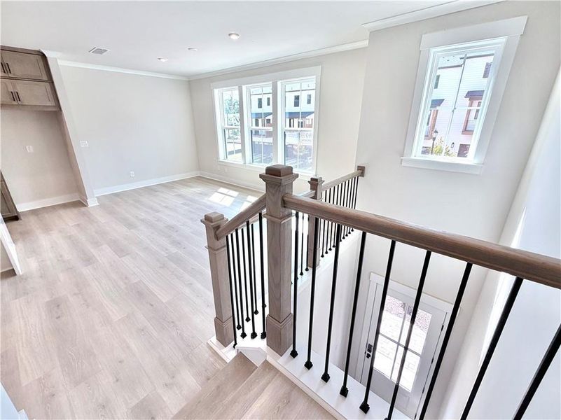 Spacious, unfurnished interior of a new home in The Groves at Myrtle, Roswell (Image 18).