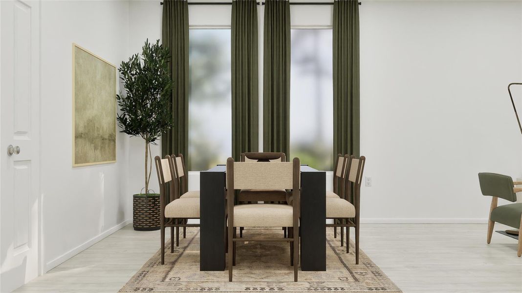 Furnished interior view inside a new home in Elm Creek, Elgin (Image 7).